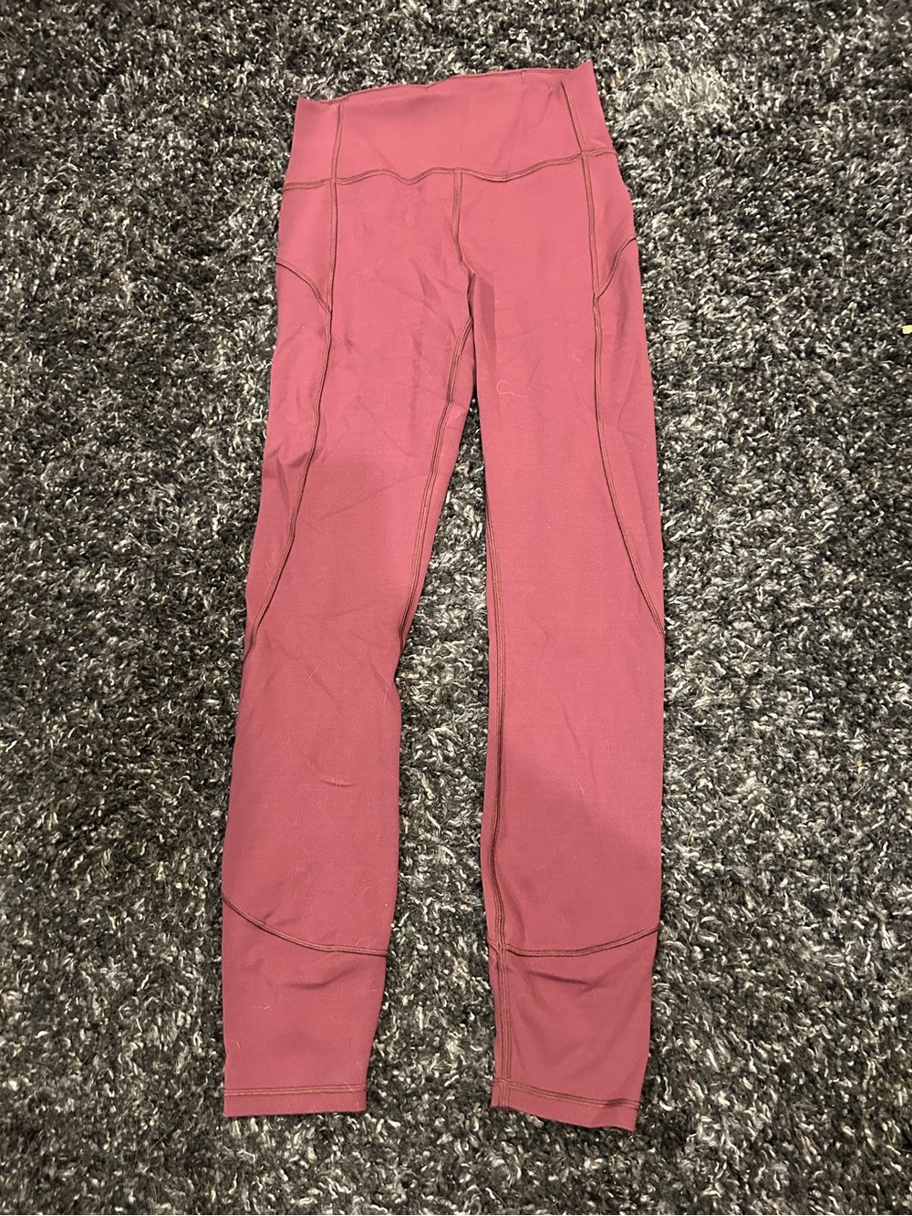 Lululemon Burgundy Leggings (4)
